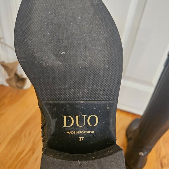 Duo Haltham Black Knee High Boots (narrow calf) - Picture 5 of 7